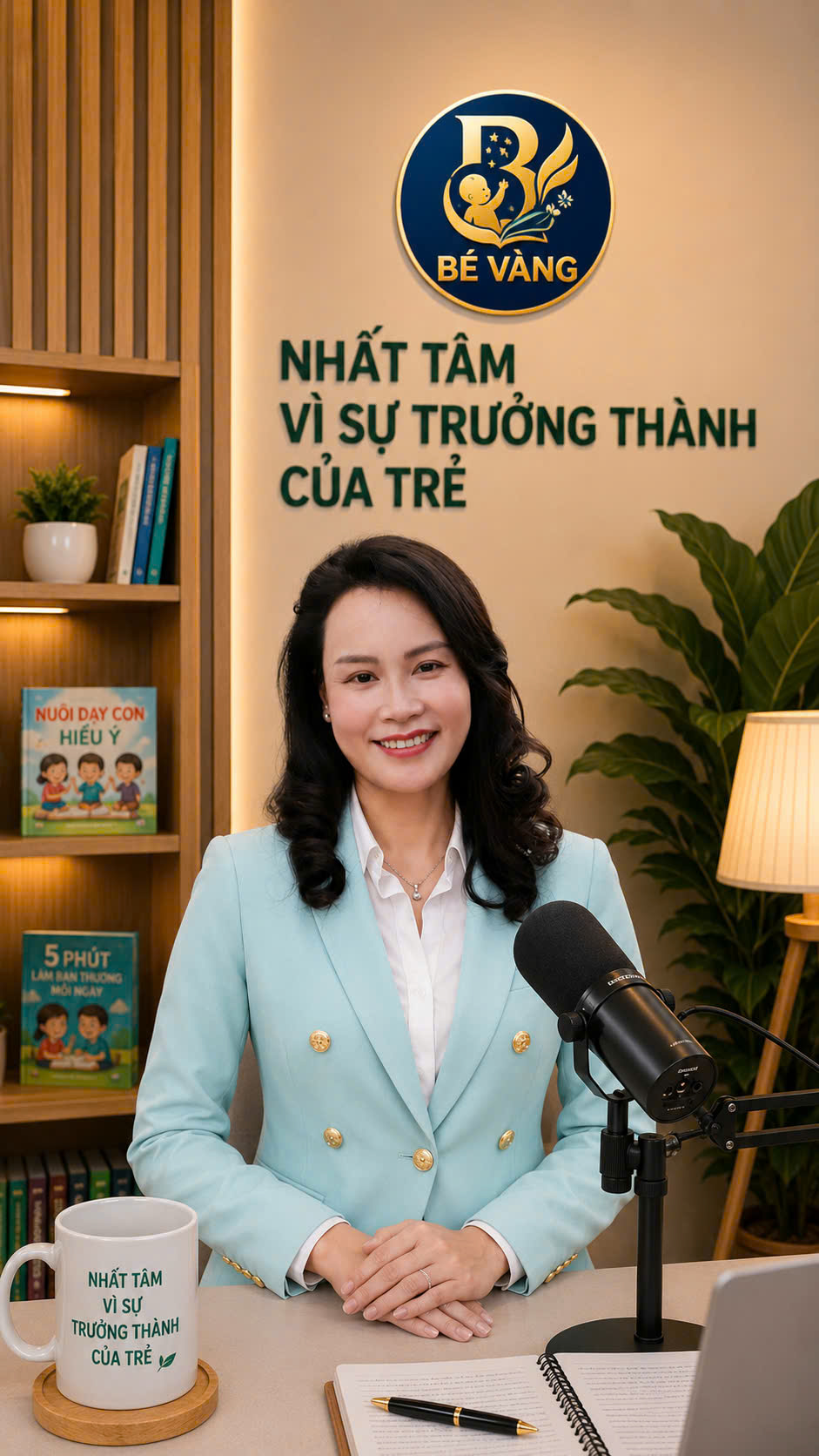 Cô Bùi Thị Huyền – Hiệu trưởng Trường Mầm Non Bé Vàng